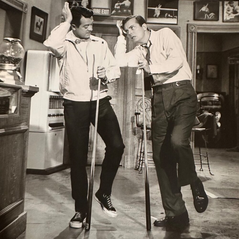 Vintage 1961 Swinging Along Tommy Noona Peter Marshall Movie Still B&W Photo